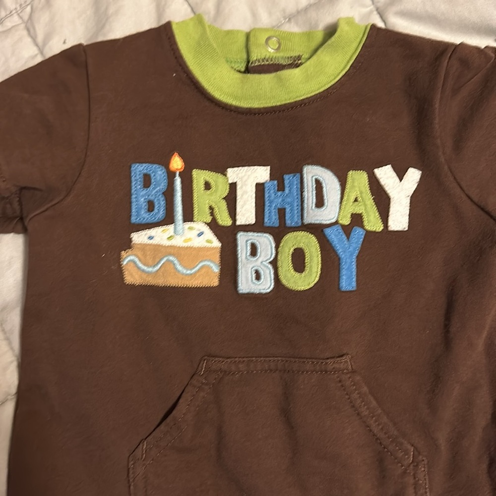 Carter’s Birthday Boy onesie